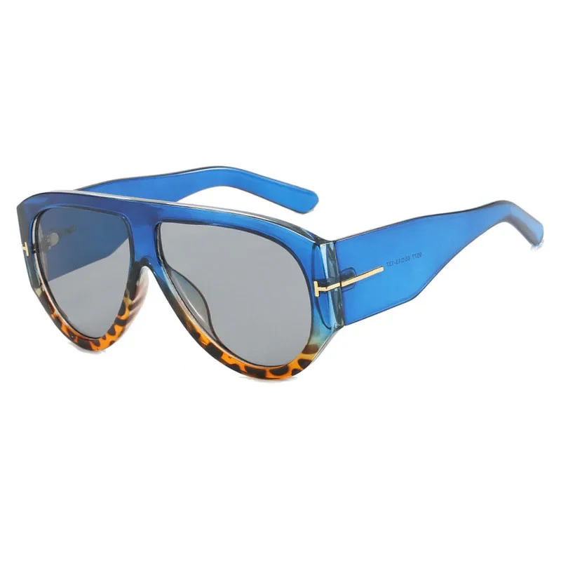 Damen Sonnenbrille Designer Luxus Brille Quadratische Übergröße Gläser Vintage