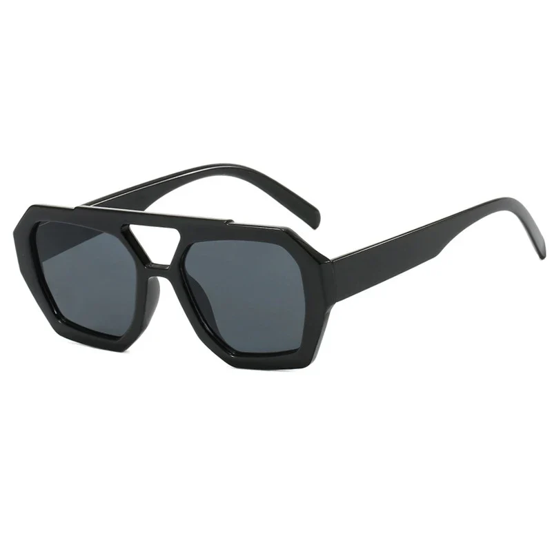Damen Sonnenbrille Designer Luxus Brille Quadratische Übergröße Gläser Vintage