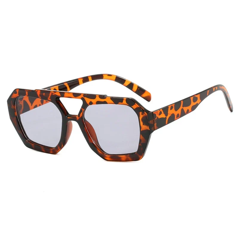 Damen Sonnenbrille Designer Luxus Brille Quadratische Übergröße Gläser Vintage