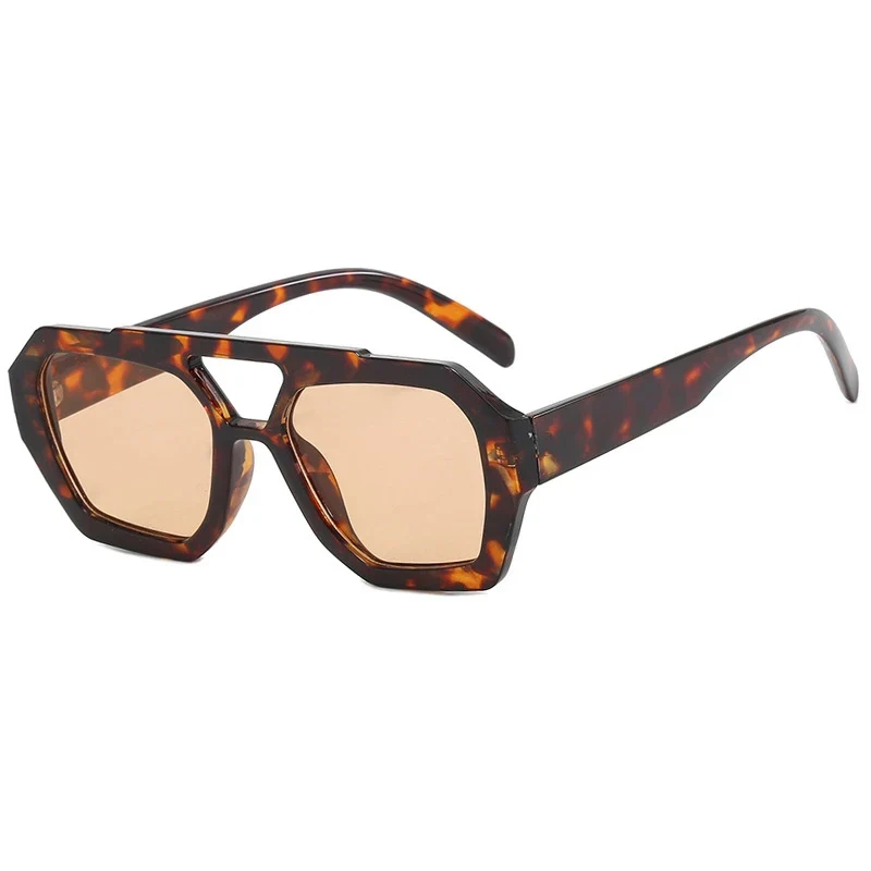 Damen Sonnenbrille Designer Luxus Brille Quadratische Übergröße Gläser Vintage