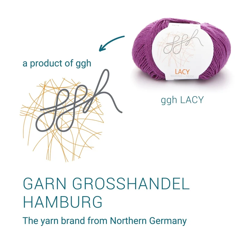 GGH Lacy | Merinowolle mit Seide | 25g - 170m | 012 - Zyklam