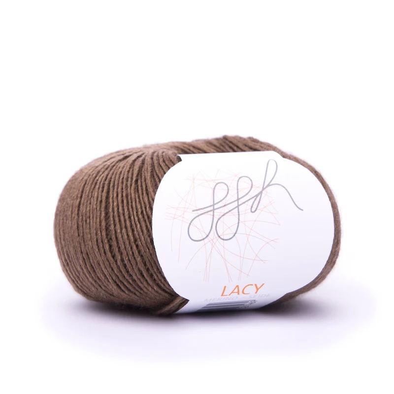 GGH Lacy | Merinowolle mit Seide | 25g - 170m | 018 - Braun
