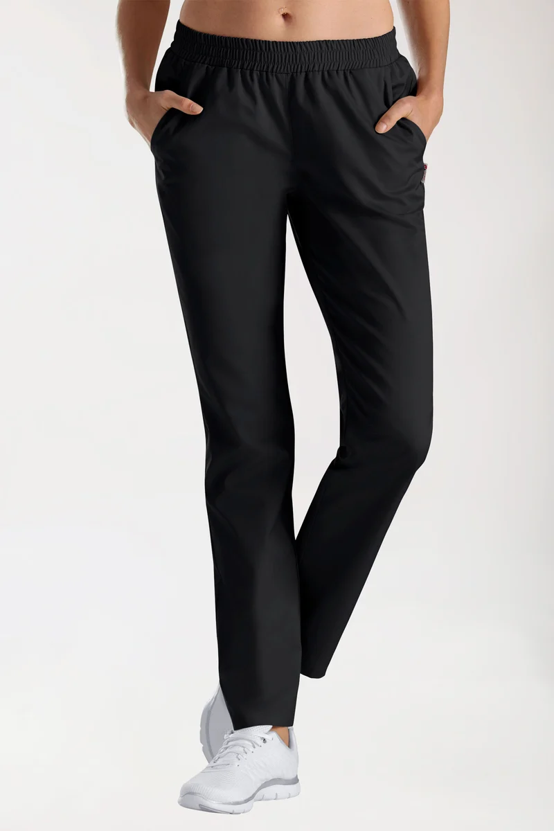 CORE Hose Damen - leicht vertiefter Bund schwarz