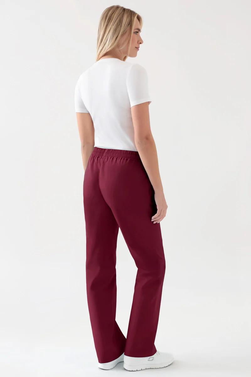 JUST STRONG Hose Damen - Gummibund bordeaux