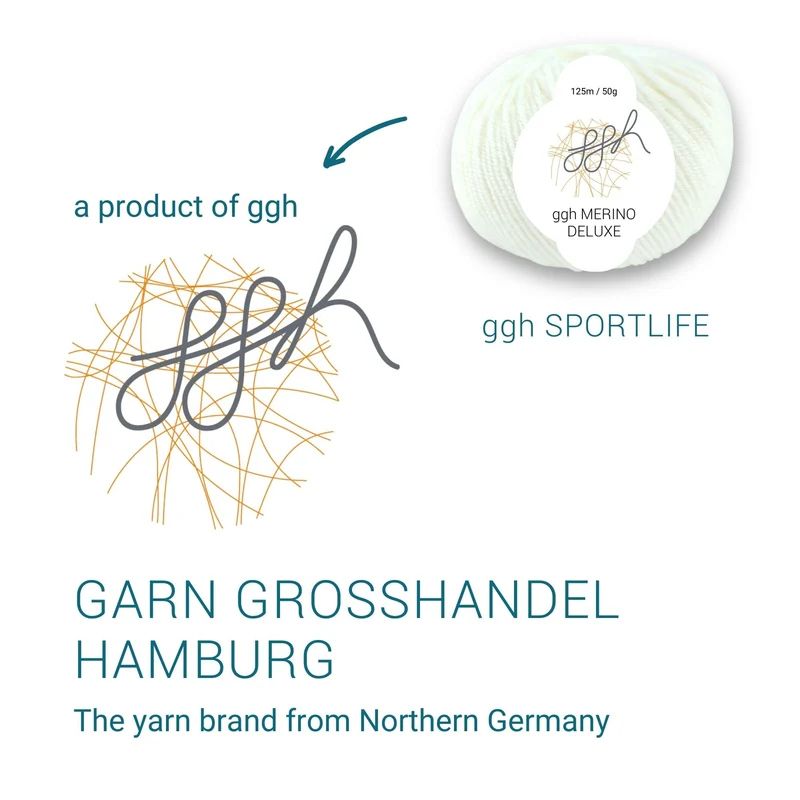 ggh Merino Deluxe - 300g Set (6x50g) - 002 - Weiß