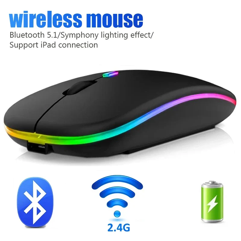 Wireless Mouse PC Maus Kabellos USB Computer Notebook Laptop Funkmaus (NEU)