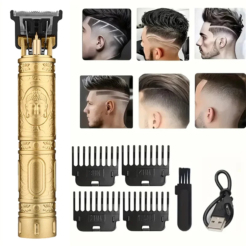 TAGLIACAPELLI PROFESSIONALE RASOIO ELETTRICO MACCHINETTA TRIMMER REGOLA BARBA