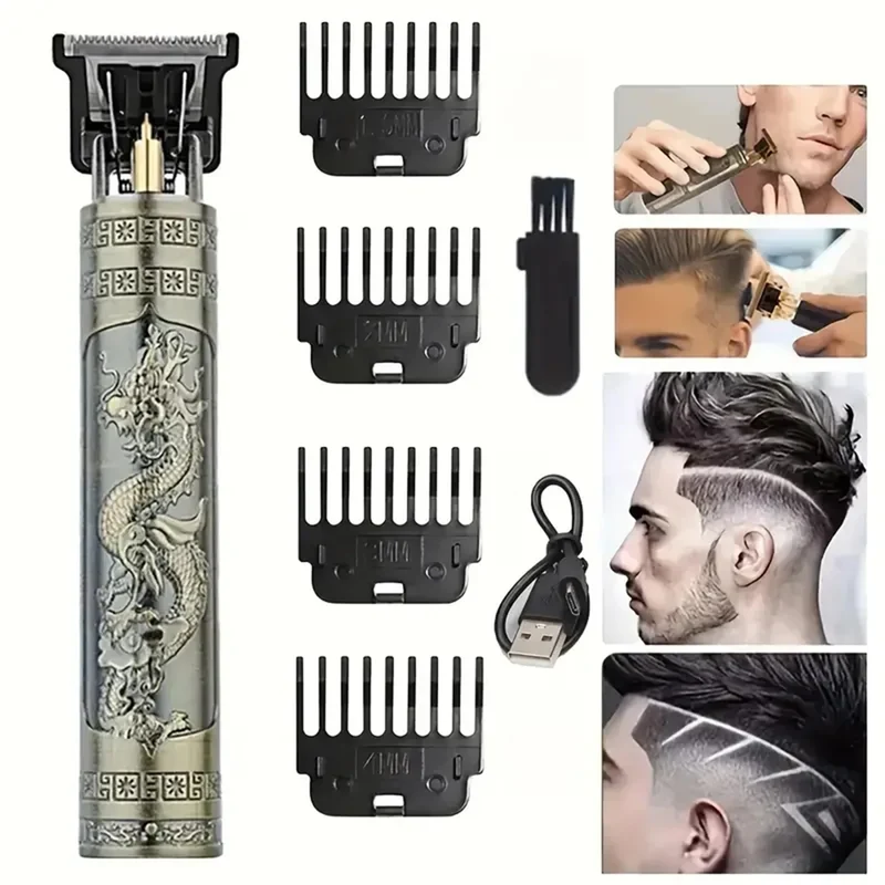 TAGLIACAPELLI PROFESSIONALE RASOIO ELETTRICO MACCHINETTA TRIMMER REGOLA BARBA