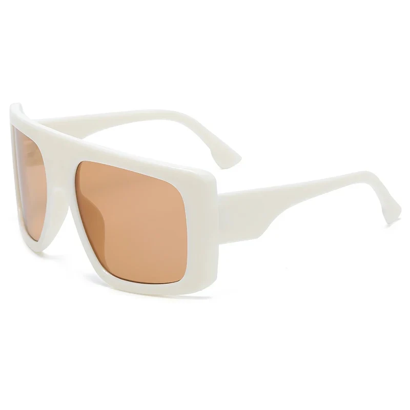 Damen Sonnenbrille Designer Luxus Brille Quadratische Übergröße Gläser Vintage