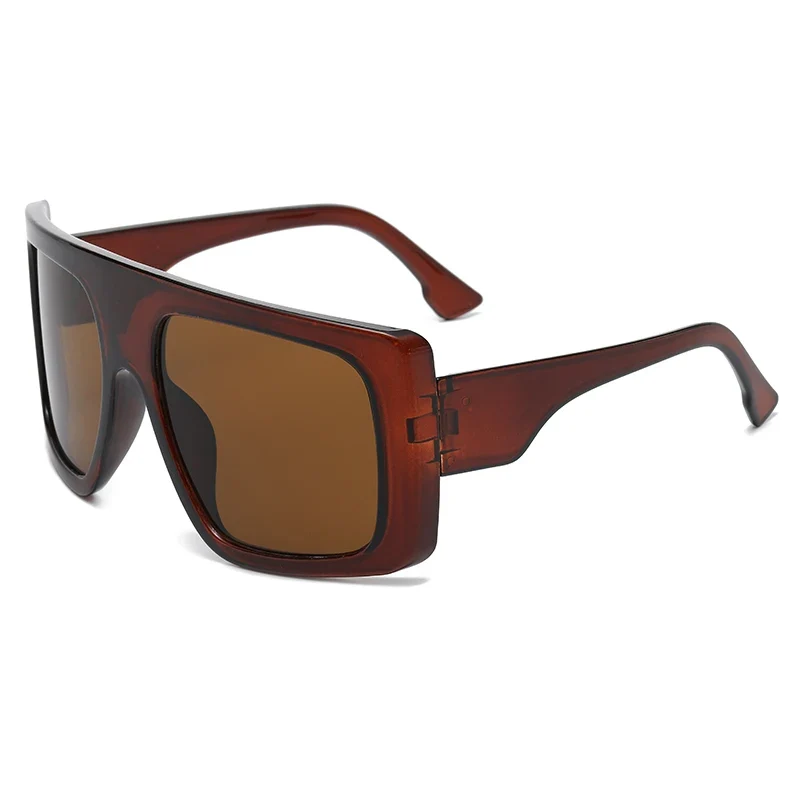 Damen Sonnenbrille Designer Luxus Brille Quadratische Übergröße Gläser Vintage