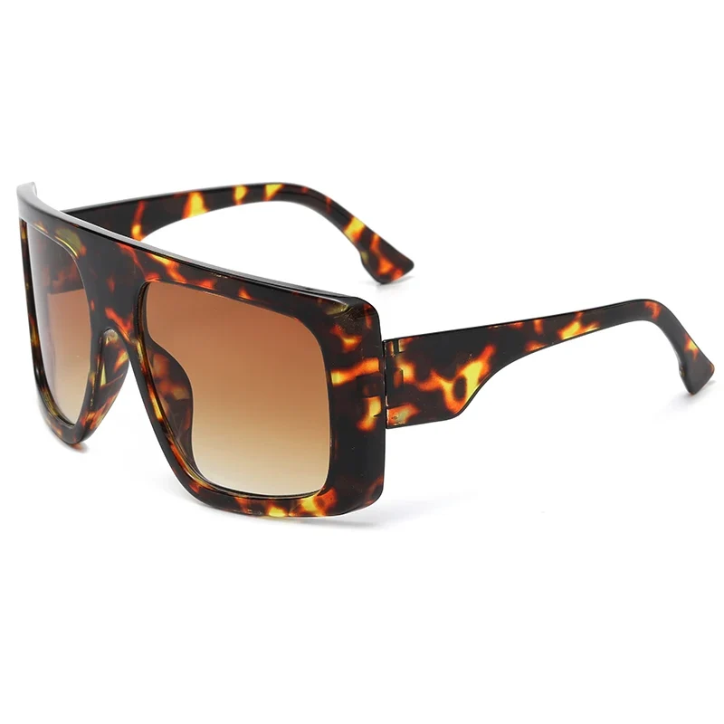 Damen Sonnenbrille Designer Luxus Brille Quadratische Übergröße Gläser Vintage
