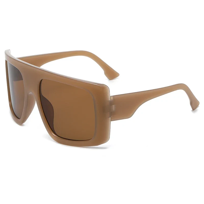 Damen Sonnenbrille Designer Luxus Brille Quadratische Übergröße Gläser Vintage