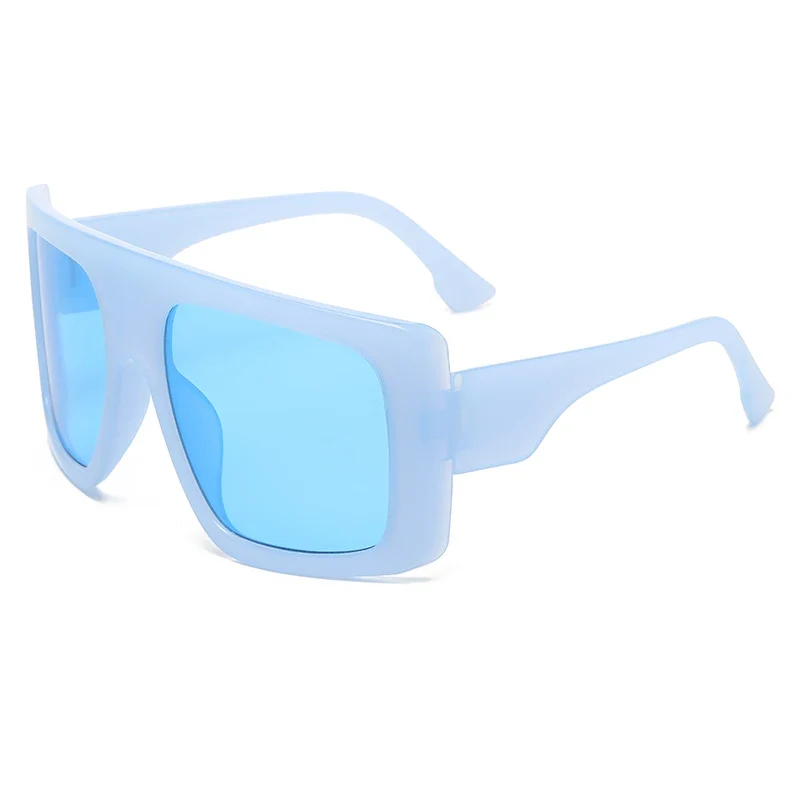 Damen Sonnenbrille Designer Luxus Brille Quadratische Übergröße Gläser Vintage