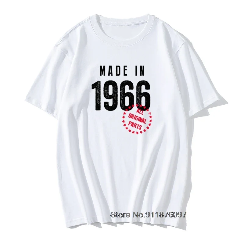 Herren T-Shirt Made In 1965 Shirt Unisex Streetwear Tank Top 100% Baumwolle