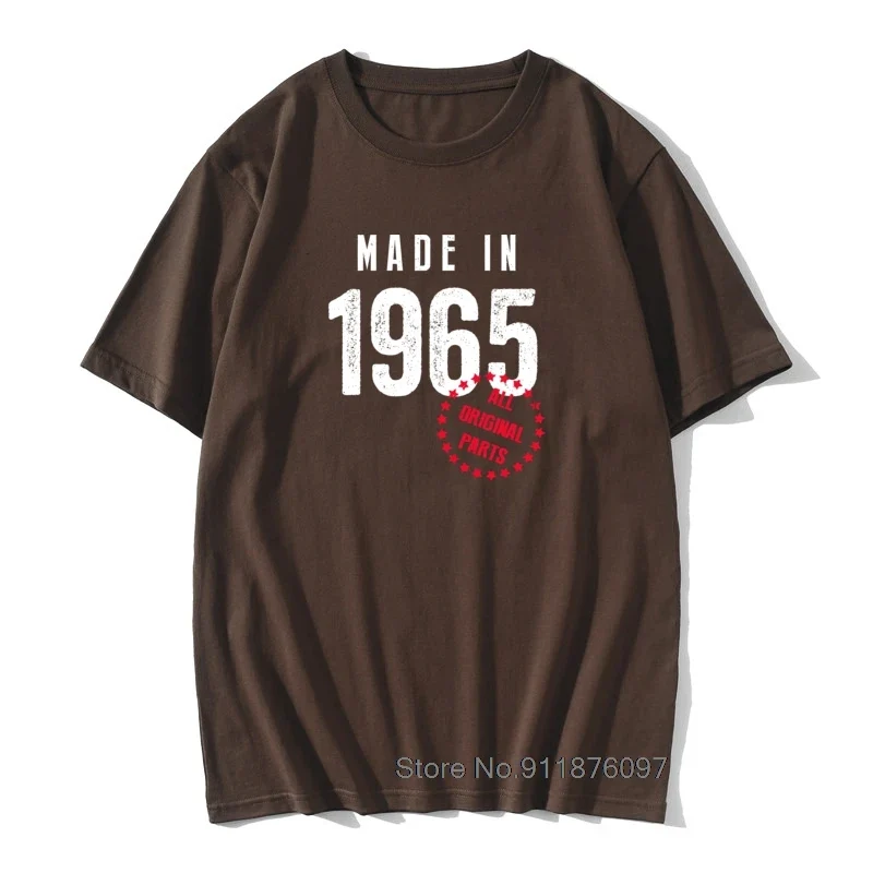 Herren T-Shirt Made In 1965 Shirt Unisex Streetwear Tank Top 100% Baumwolle