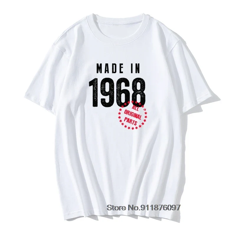 Herren T-Shirt Made In 1965 Shirt Unisex Streetwear Tank Top 100% Baumwolle