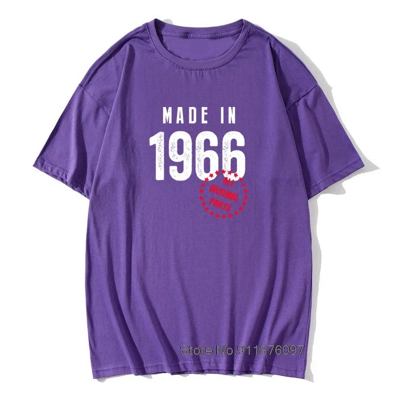 Herren T-Shirt Made In 1965 Shirt Unisex Streetwear Tank Top 100% Baumwolle