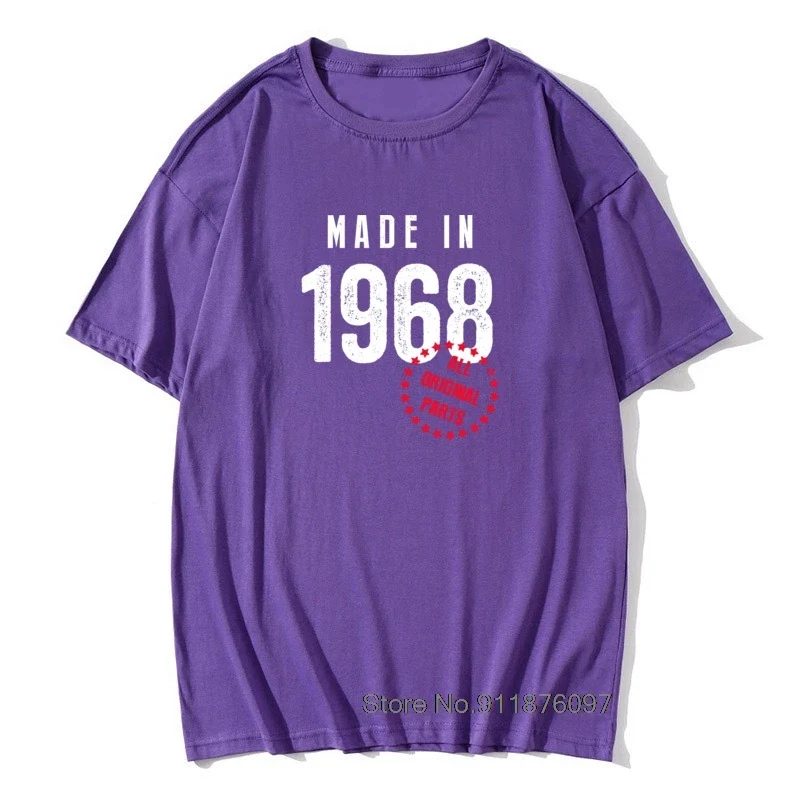 Herren T-Shirt Made In 1965 Shirt Unisex Streetwear Tank Top 100% Baumwolle