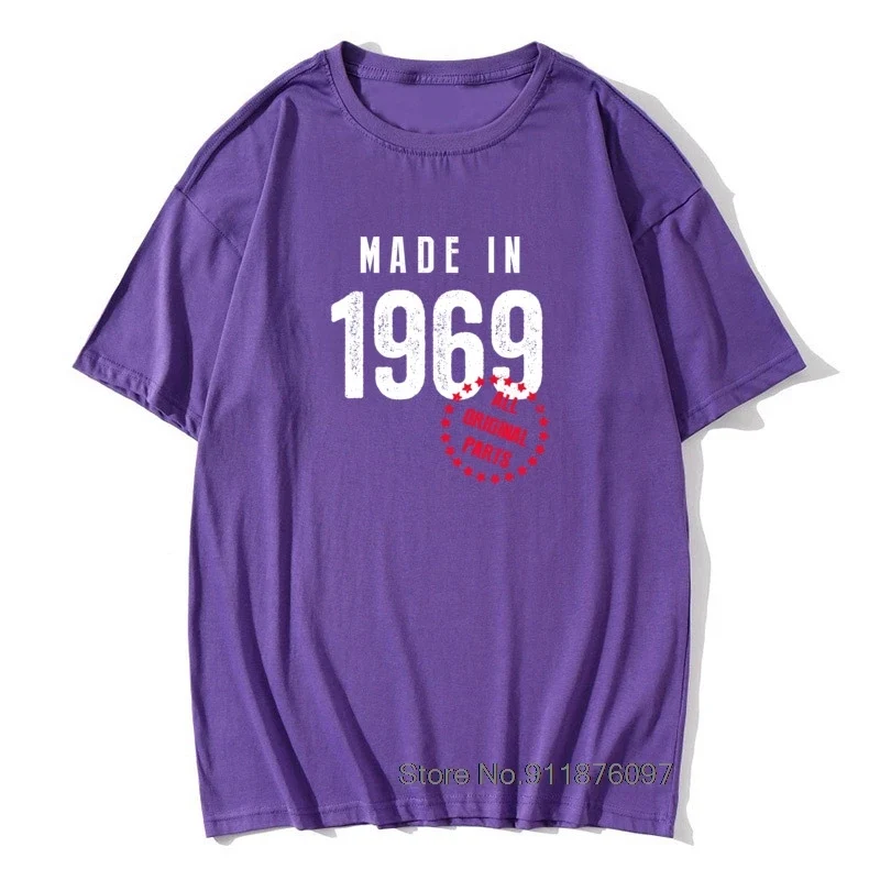 Herren T-Shirt Made In 1965 Shirt Unisex Streetwear Tank Top 100% Baumwolle
