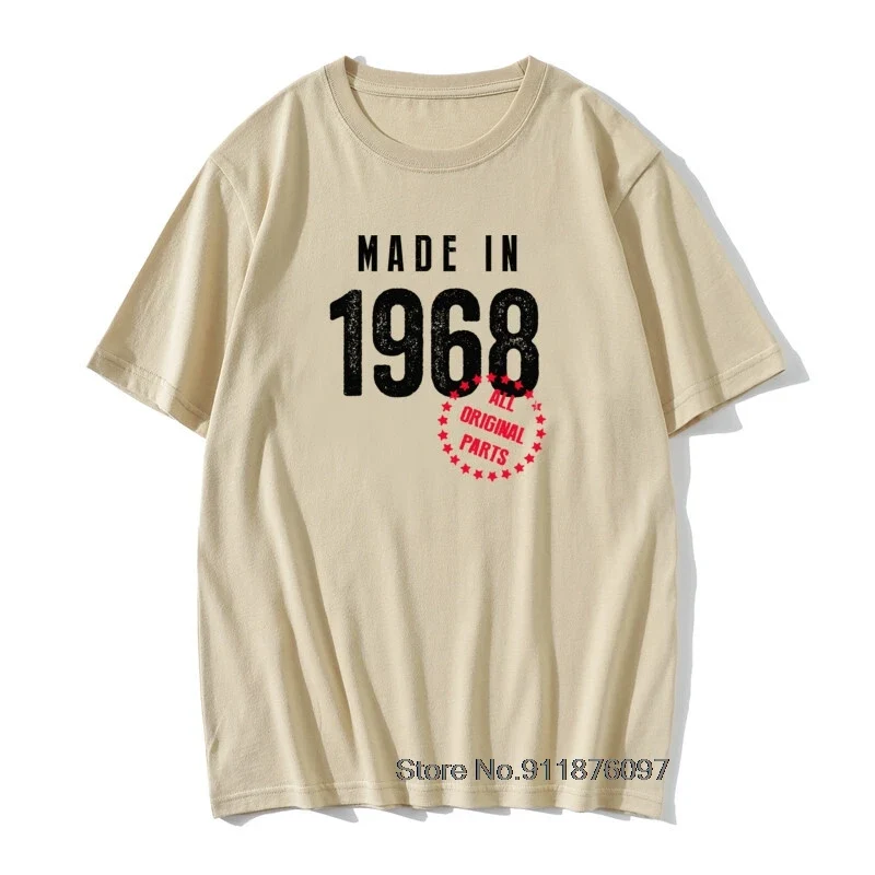 Herren T-Shirt Made In 1965 Shirt Unisex Streetwear Tank Top 100% Baumwolle