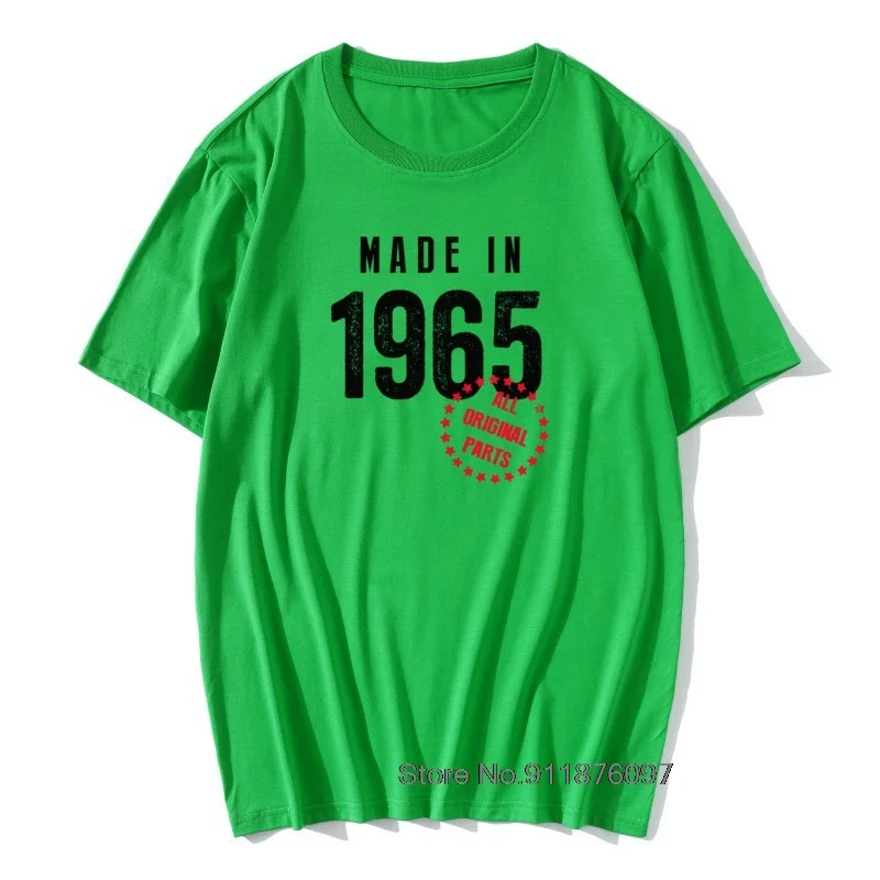 Herren T-Shirt Made In 1965 Shirt Unisex Streetwear Tank Top 100% Baumwolle