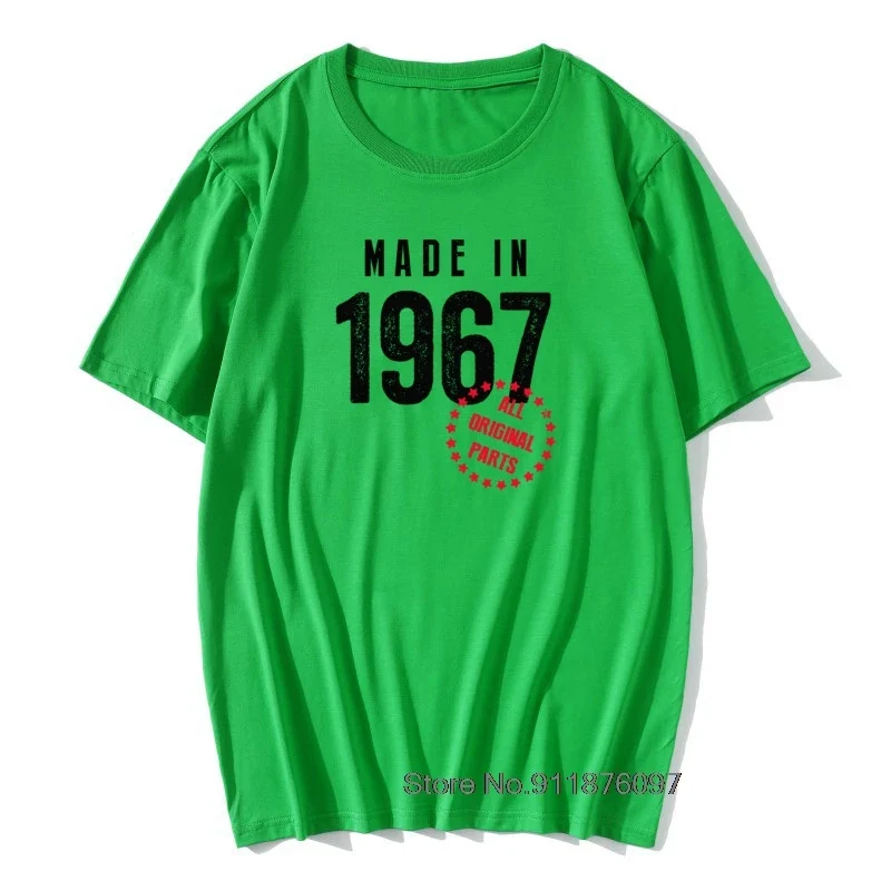 Herren T-Shirt Made In 1965 Shirt Unisex Streetwear Tank Top 100% Baumwolle