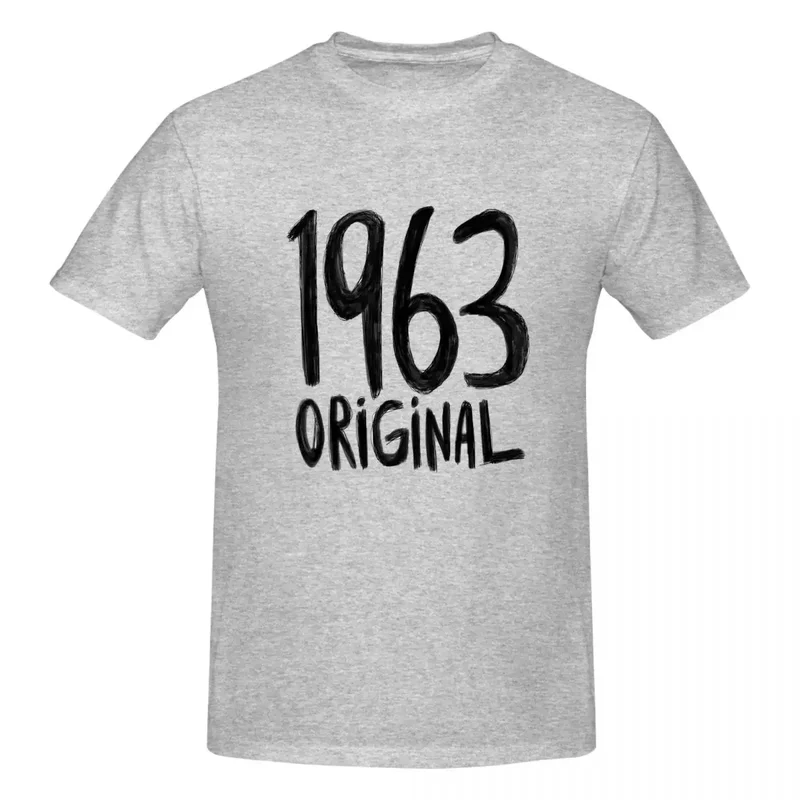 Herren T-Shirt Original 1963 Shirt Unisex Streetwear Tank Top 100% Baumwolle