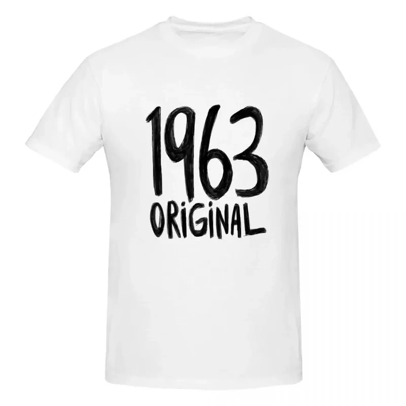 Herren T-Shirt Original 1963 Shirt Unisex Streetwear Tank Top 100% Baumwolle