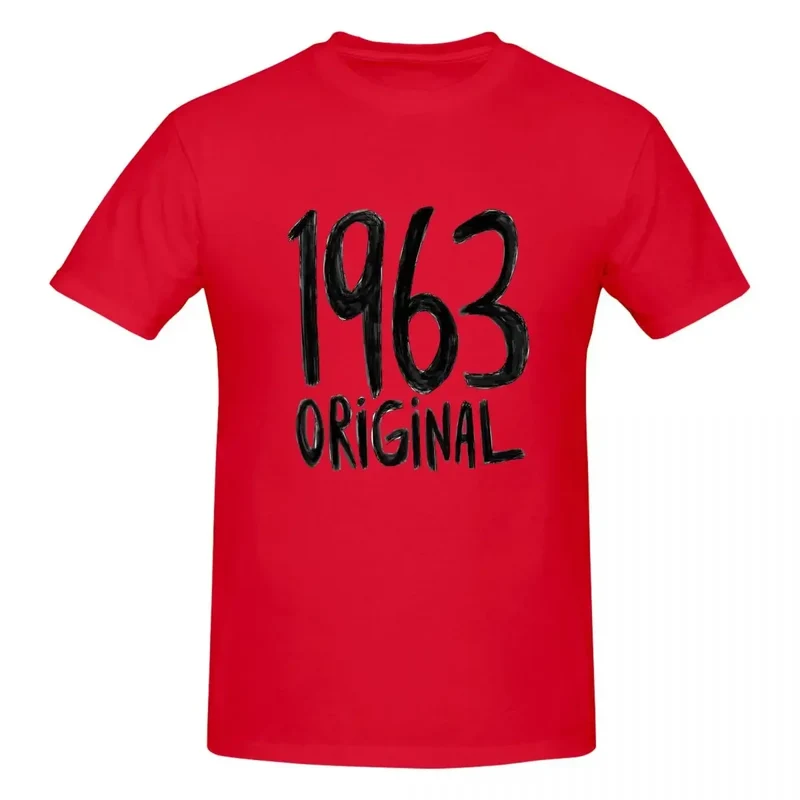 Herren T-Shirt Original 1963 Shirt Unisex Streetwear Tank Top 100% Baumwolle