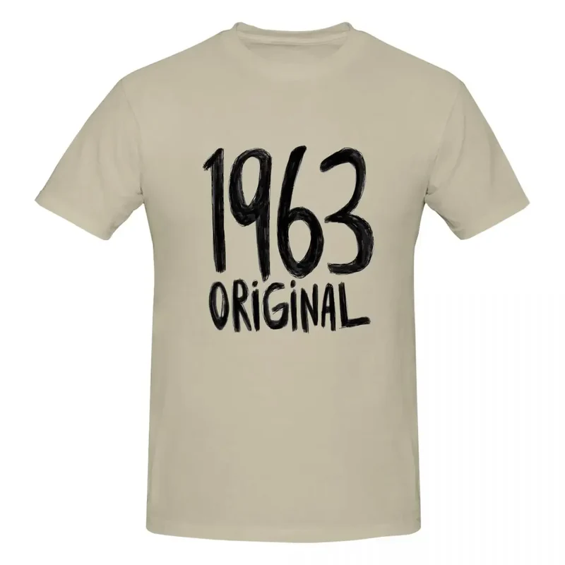 Herren T-Shirt Original 1963 Shirt Unisex Streetwear Tank Top 100% Baumwolle