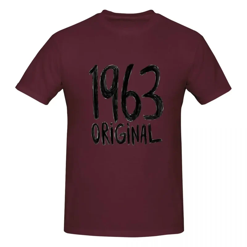 Herren T-Shirt Original 1963 Shirt Unisex Streetwear Tank Top 100% Baumwolle