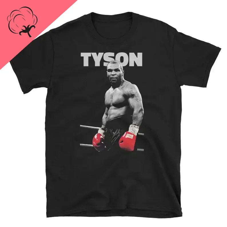 Herren T-Shirt Iron Mike Tyson Shirt Unisex Streetwear Tank Top 100% Baumwolle