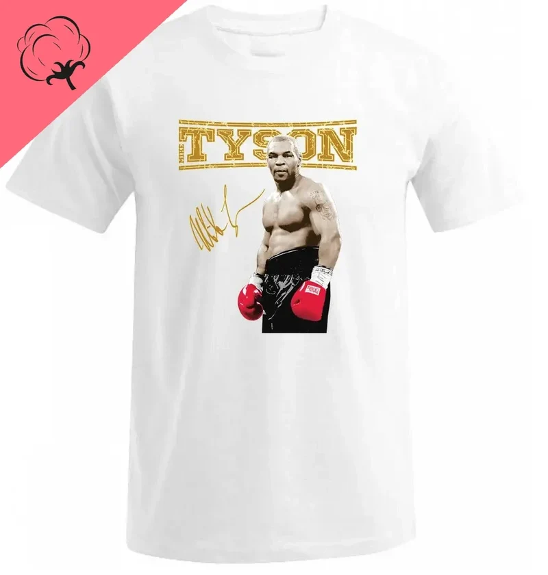 Herren T-Shirt Iron Mike Tyson Shirt Unisex Streetwear Tank Top 100% Baumwolle