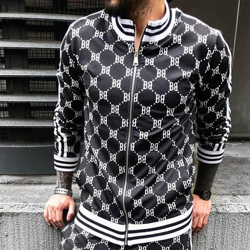 Herren JoggingJacke Jogging TrainingsJacke Fitnessjacke Freizeitjacke Jacke