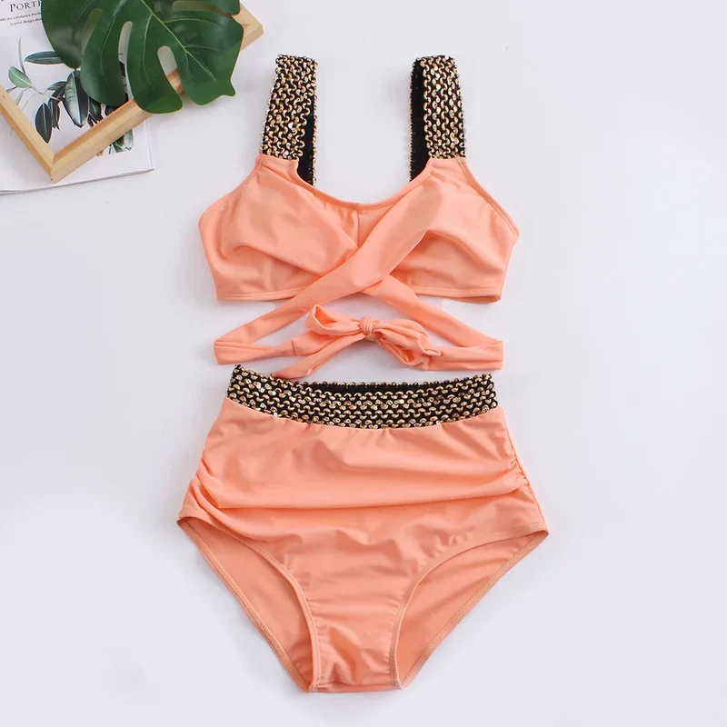 Frauen Bademode Böhmisch Bikini Set Sexy Push Up Badeanzug Damen Tanga NEU