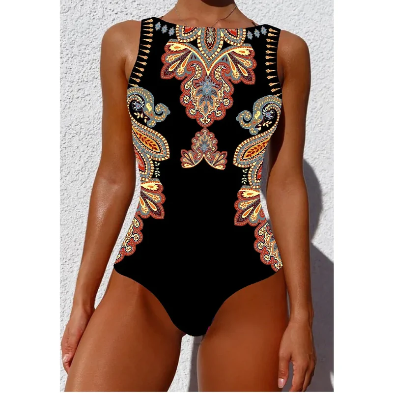 Frauen Bademode Badeanzug Böhmisch Bikini Set Sexy Push Up Damen Tanga NEU