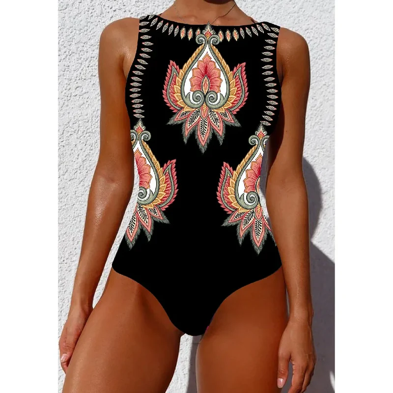 Frauen Bademode Badeanzug Böhmisch Bikini Set Sexy Push Up Damen Tanga NEU
