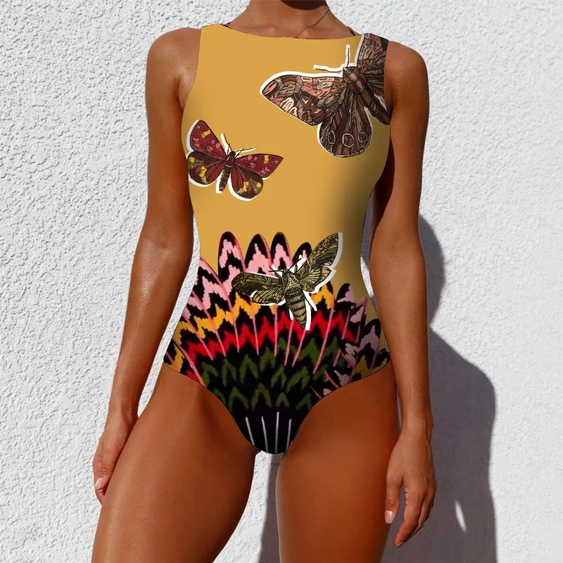 Frauen Bademode Badeanzug Böhmisch Bikini Set Sexy Push Up Damen Tanga NEU