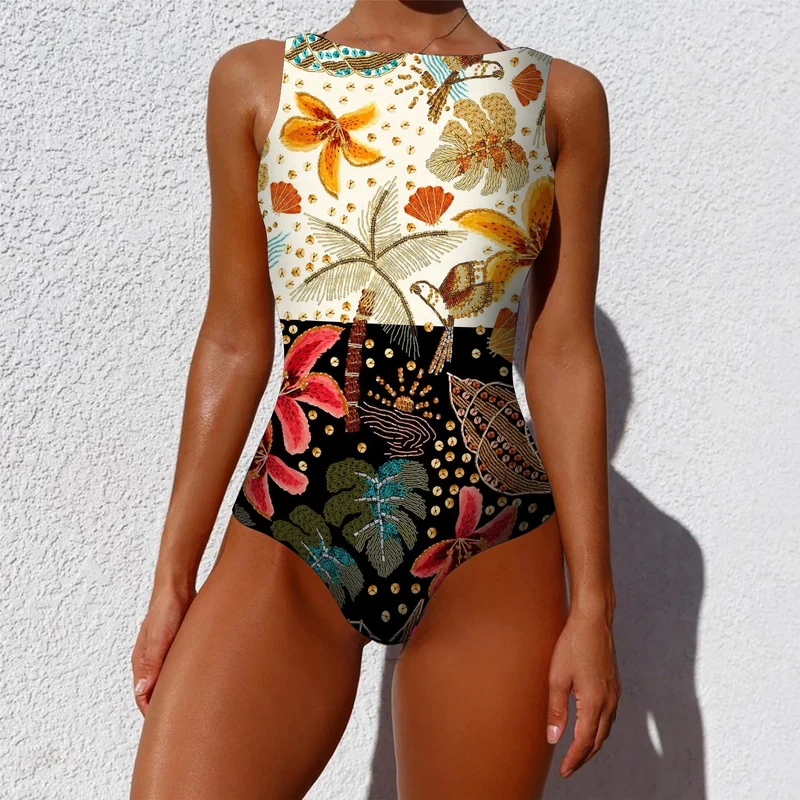 Frauen Bademode Badeanzug Böhmisch Bikini Set Sexy Push Up Damen Tanga NEU