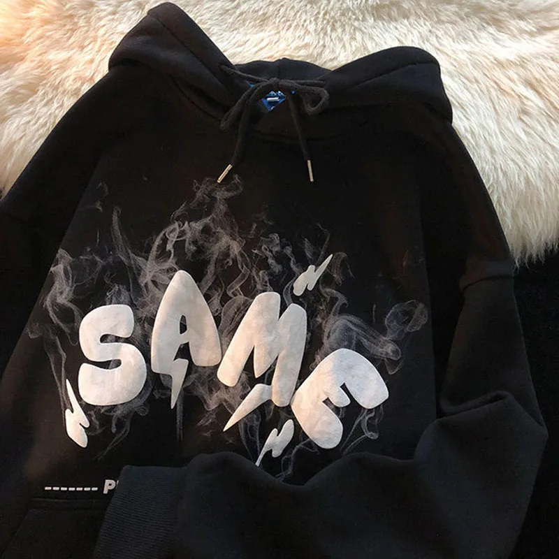 Kapuzenpullover Sweatshirt Hoodie Pulli Damen Kapuzenpulli Streetwear Pullover