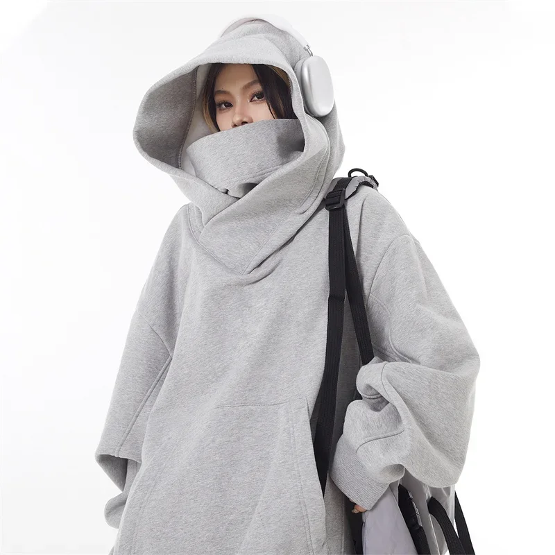 Ninja Kapuzenpullover Sweatshirt Hoodie Pulli Damen Kapuzenpulli Streetwear
