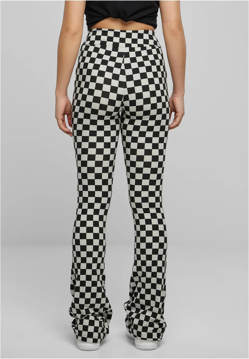 UC Checked Boot Cut Tights