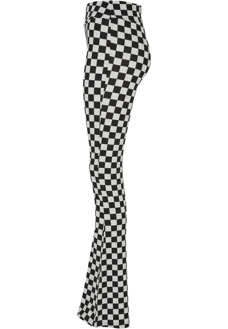 UC Checked Boot Cut Tights