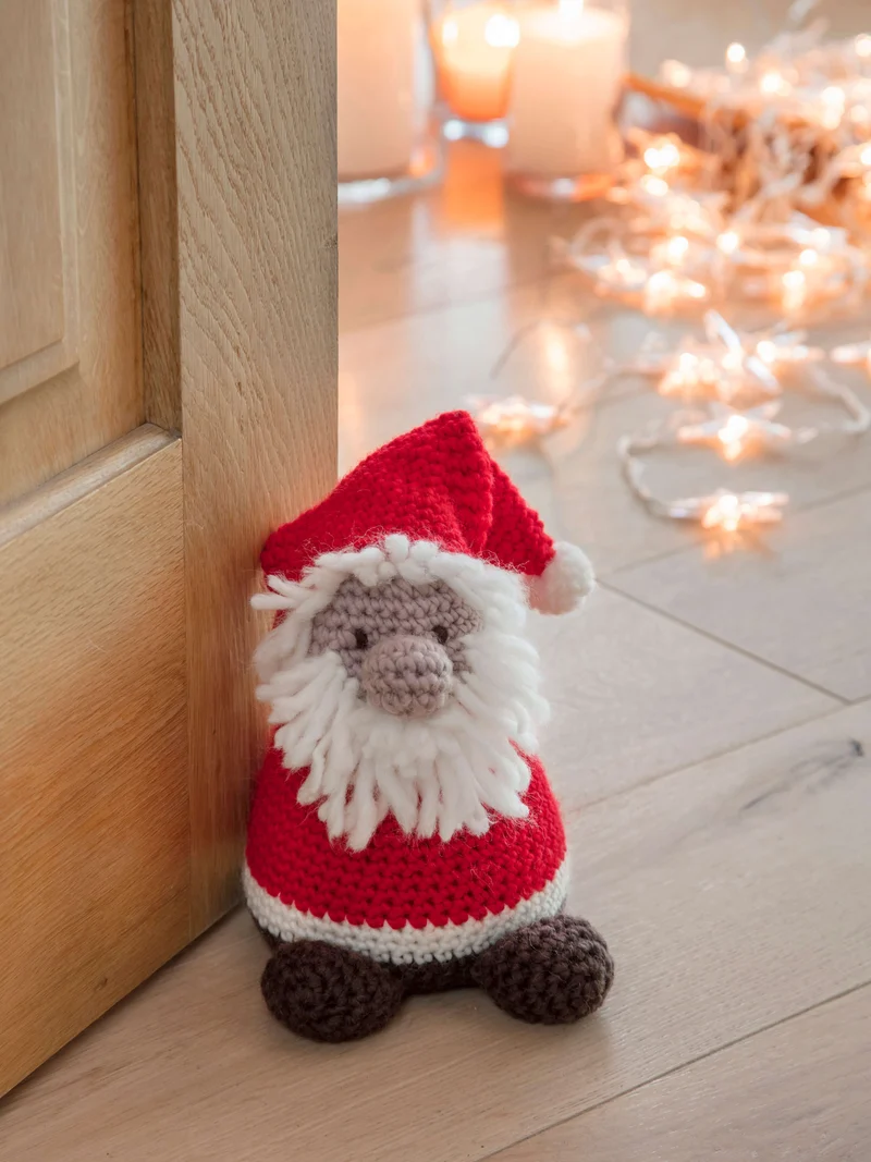 Anleitung Türstopper Weihnachtsmann