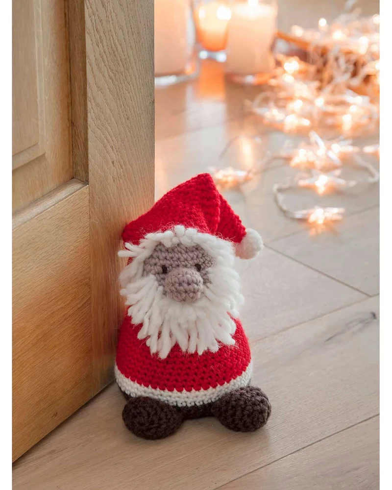 Anleitung Türstopper Weihnachtsmann