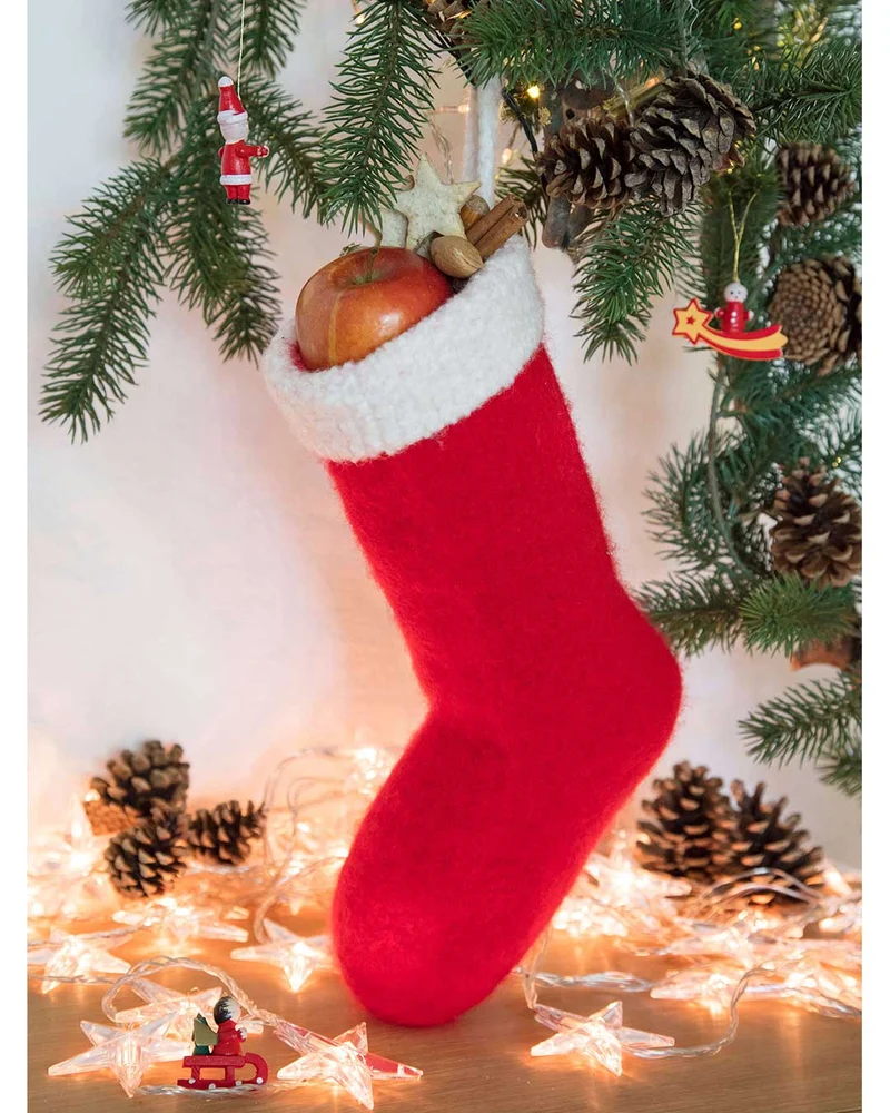 Anleitung Nikolausstiefel gefilzt