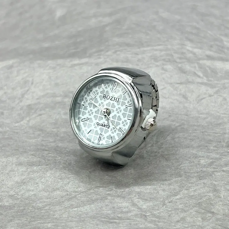 Fashion Fingeruhr Ringuhr Punk Finger Mini Uhr Quarzuhr Ring Herren Damen