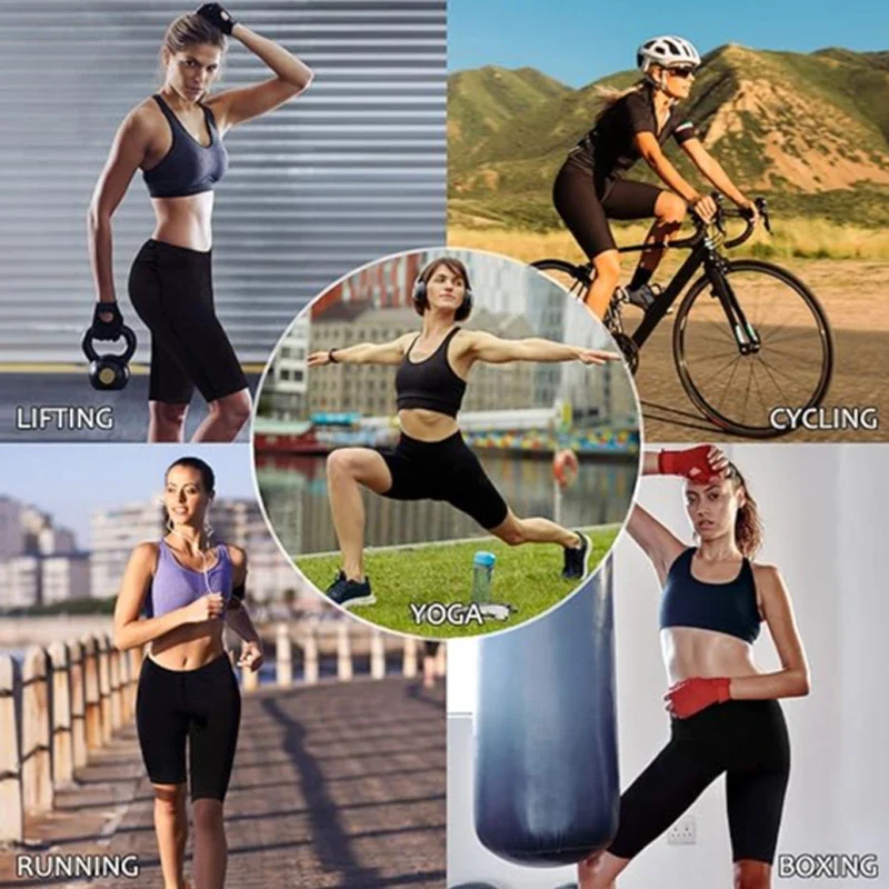 Damen Neopren Sauna Hose Schwitzhose Yogahose Thermoeffekt Abnehmen Hose Leggins