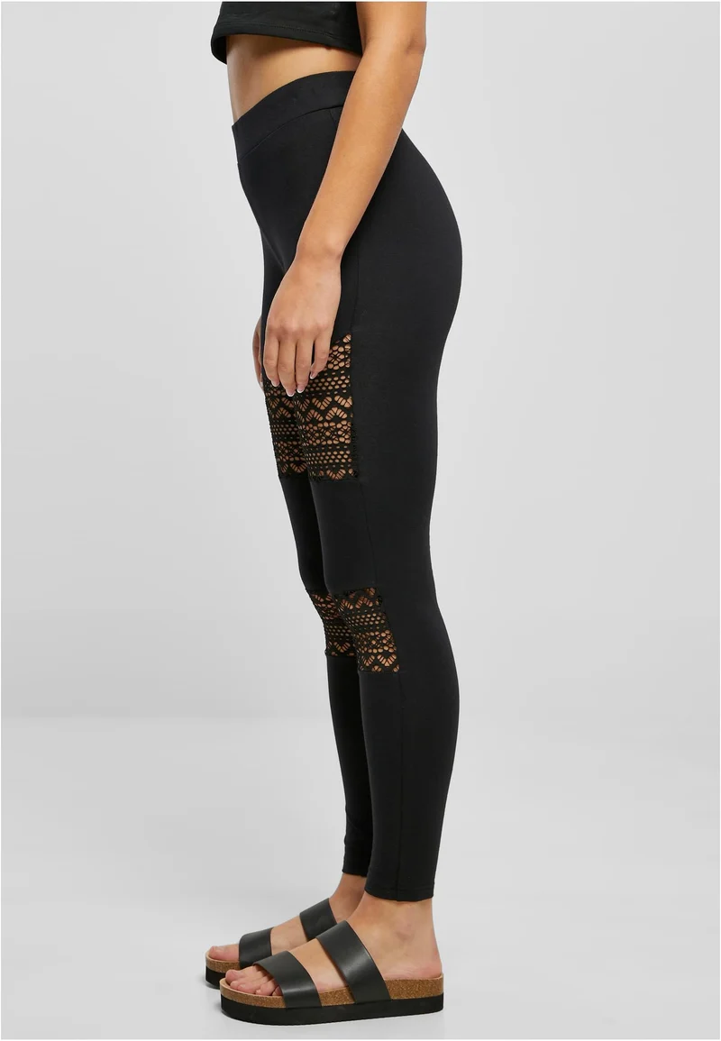 UC Crochet Lace Inset Leggings