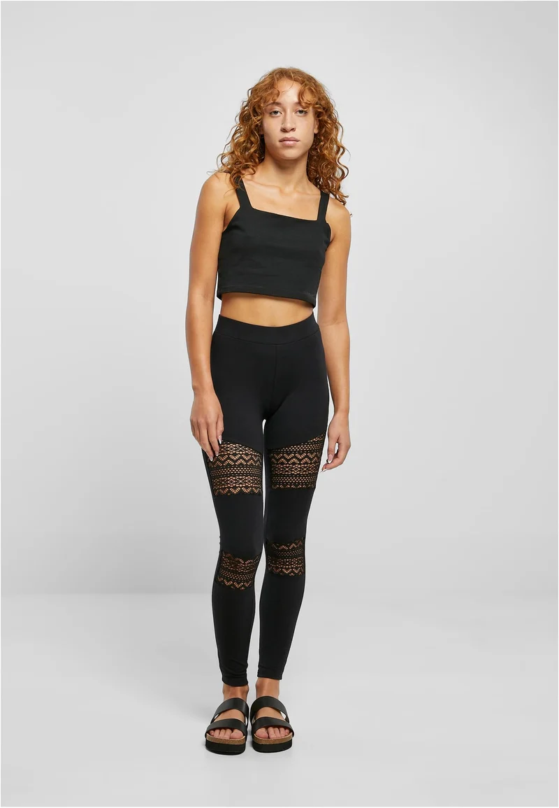 UC Crochet Lace Inset Leggings